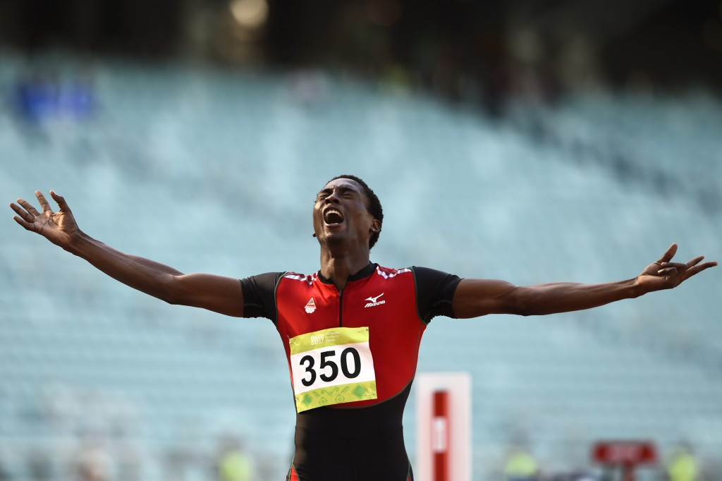 Creve Armando Machava won Mozambique's first gold medal at the Islamic Solidarity Games today ©Getty Images