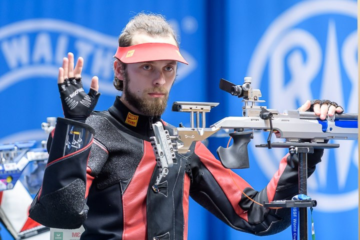 Russia’s Sergey Kamenskiy claimed gold on the opening day in Munich ©ISSF