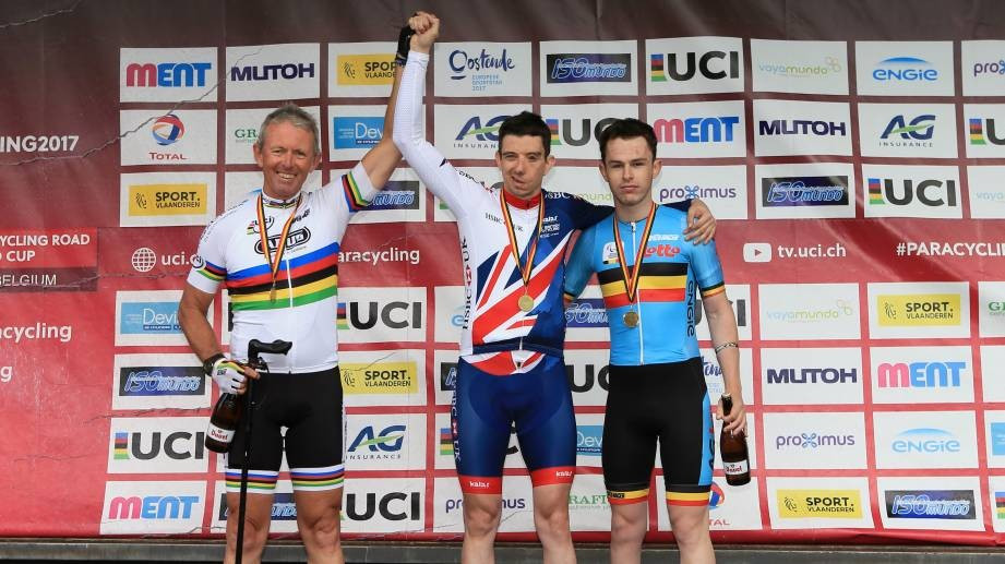 Britain's Craig McCann was among the winners in Belgium ©British Cycling