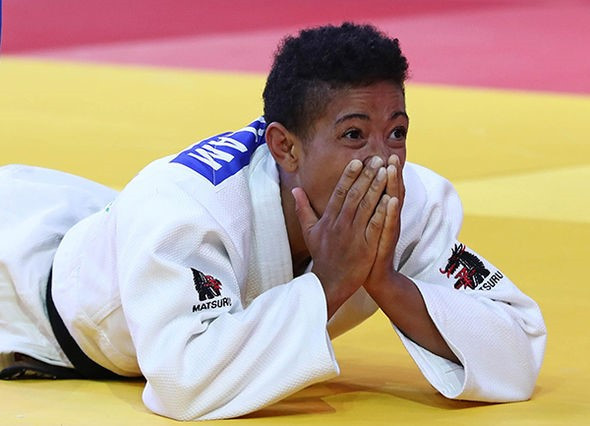 Miryam Roper claimed an emotional gold for Panama today ©IJF