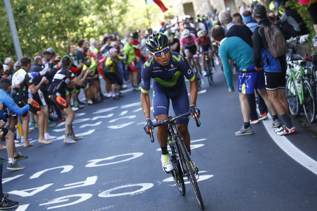 Nairo Quintana now trails Tom Dumoulin by 2:47 ©Getty Images