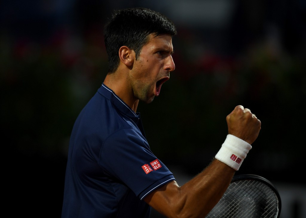 Second seed Novak Djokovic produced a stunning performance against Dominic Thiem this evening to reach the final of the Rome Masters at the Foro Italico ©Getty Images