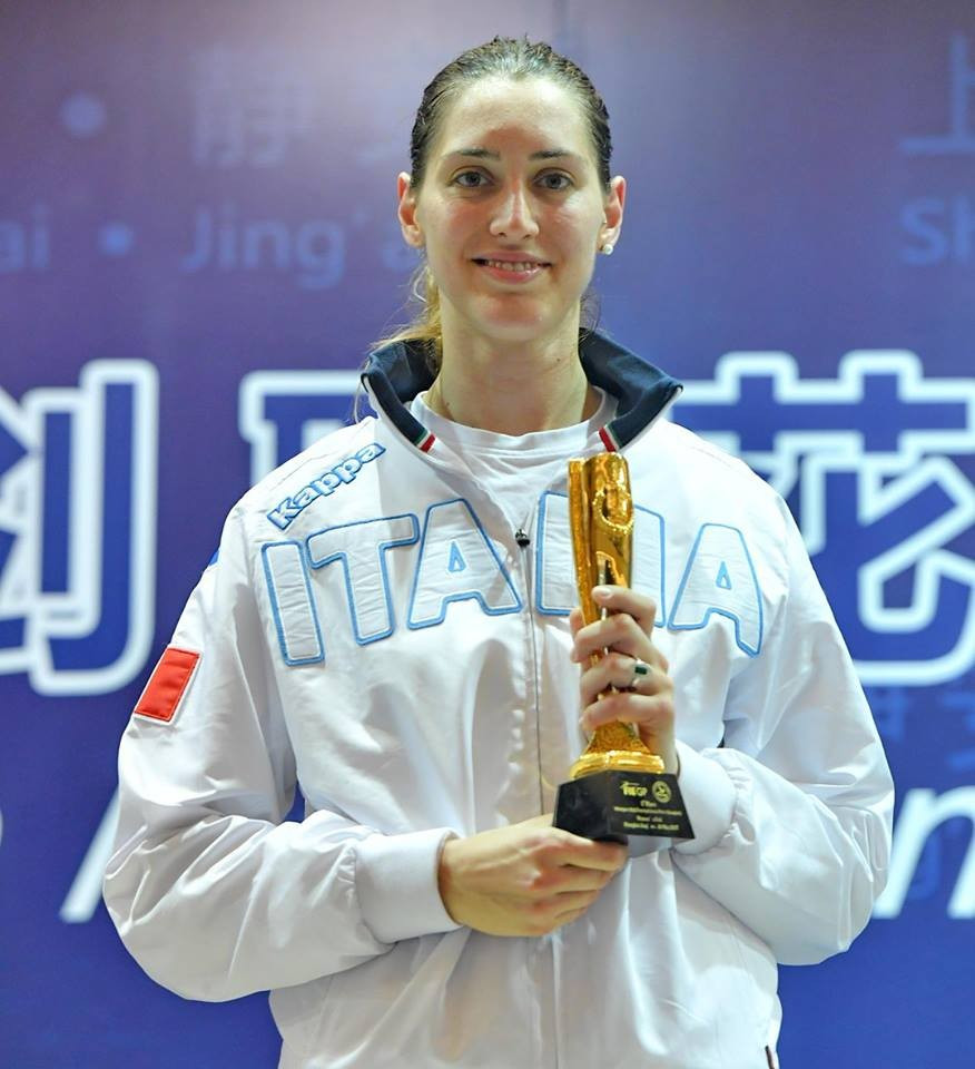 Martina Batini took home the women's individual title at the FIE Foil Grand Prix in Shanghai ©Augusto Bizzi/FIE