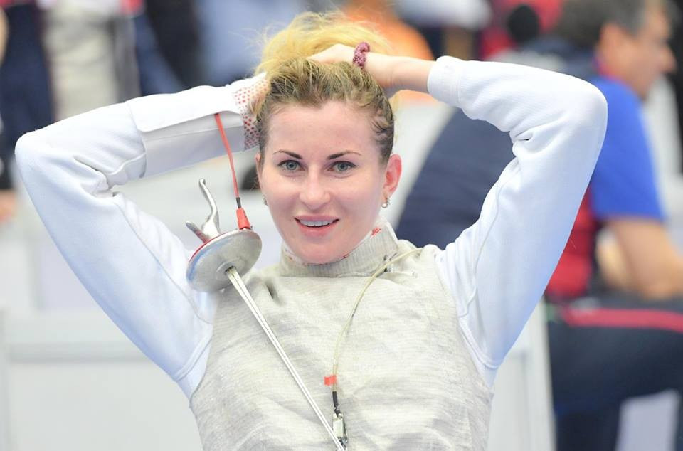 Olympic gold medallist Inna Deriglazova was the beaten finalist ©Augusto Bizzi/FIE