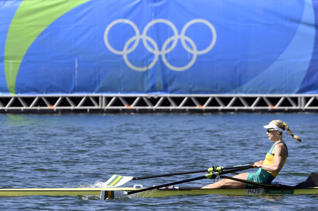 Kim Brennan won women's single sculls gold at the Rio 2016 Olympic Games ©Getty Images