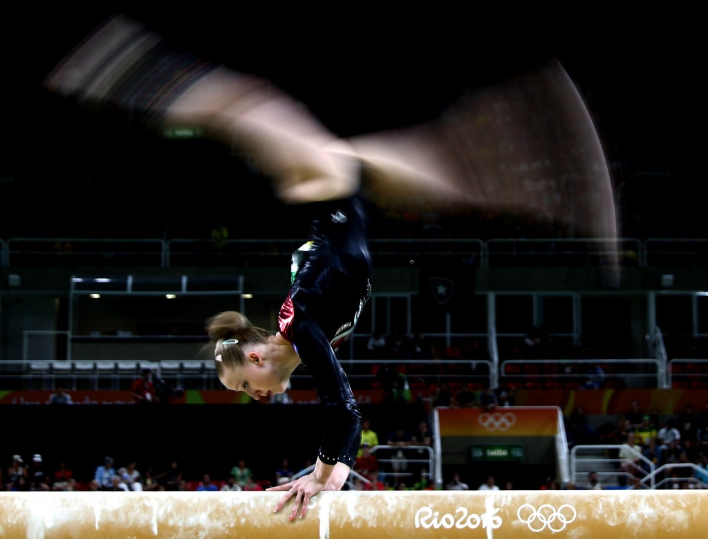 Gymnast Irina Sazonova competed for Iceland at Rio 2016 ©Getty Images