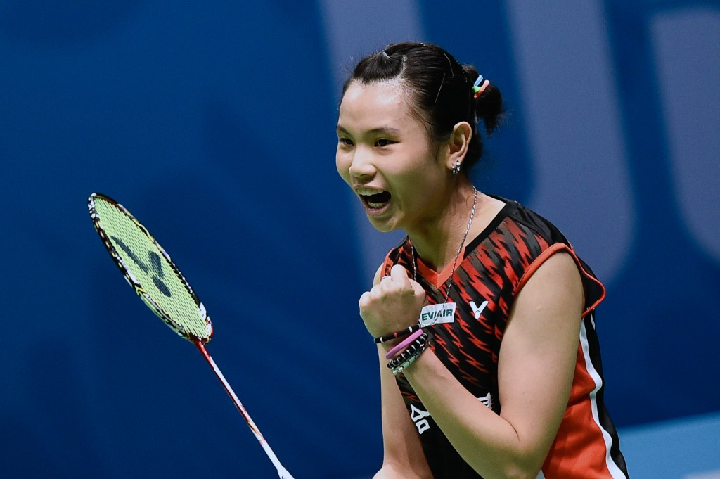 Sun Yu won her women's singles match ©Getty Images