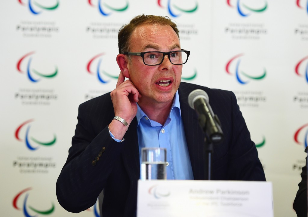 International Paralympic Committee Taskforce chair Andy Parkinson claimed an official response to the McLaren Report is still required from Russia before a ban can be lifted ©Getty Images