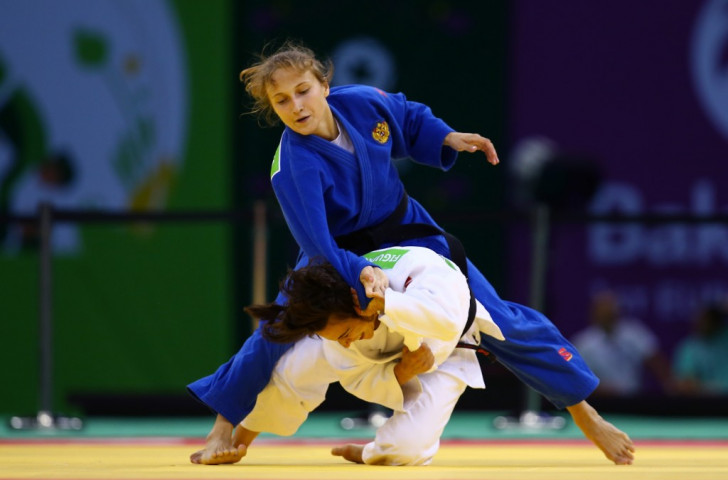 European Games bronze medallist Irina Dolgova leads the host nation's charge in the women's under 48kg category