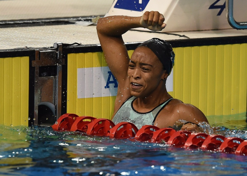 Bahamas claimed their first gold medal of the Games tonight courtesy of Arianna Vanderpool-Wallace ©Getty Images