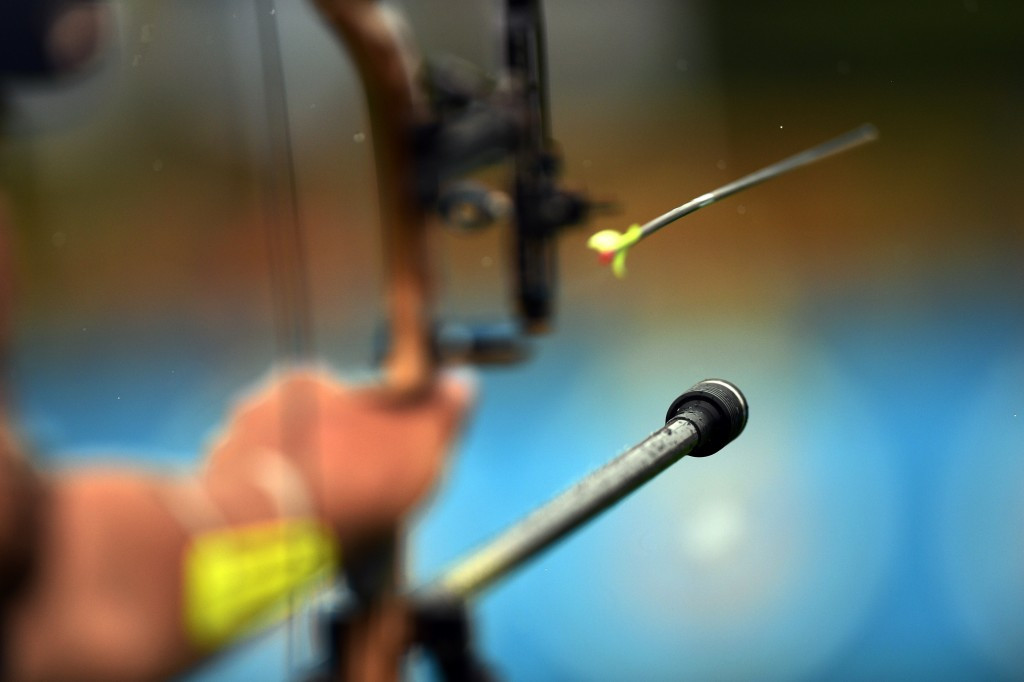 Colombia and Mexico won team archery golds ©AFP/Getty Images
