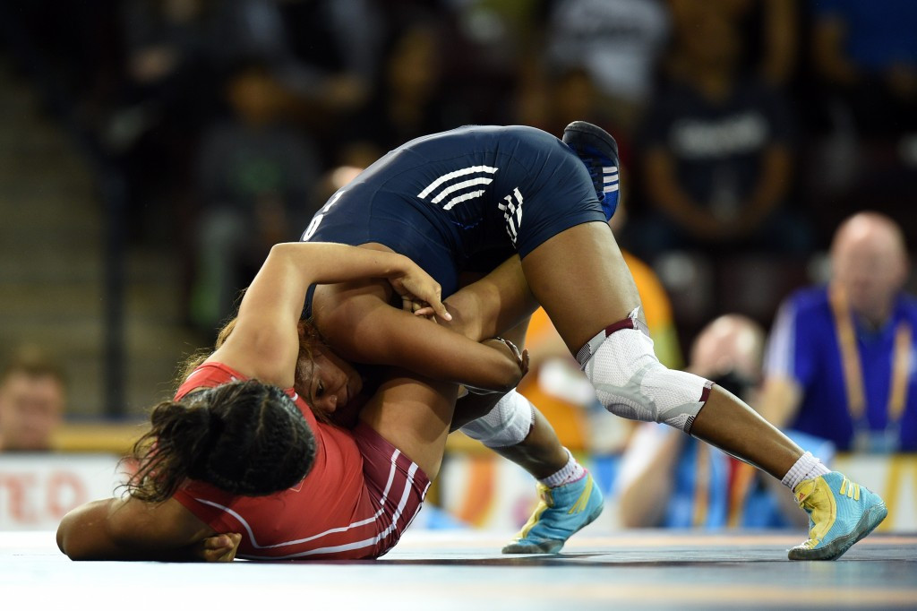 Five more medals were won in wrestling in the evening ©AFP/Getty Images