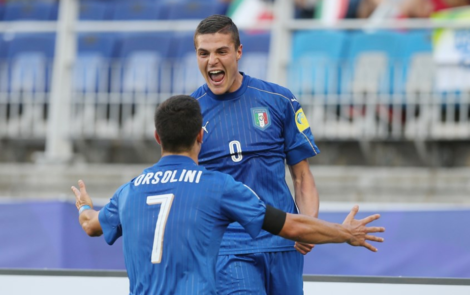 Goals from Ricarrdo Orsolini and Andrea Favilli handed Italy a 2-0 win over South Africa ©Getty Images