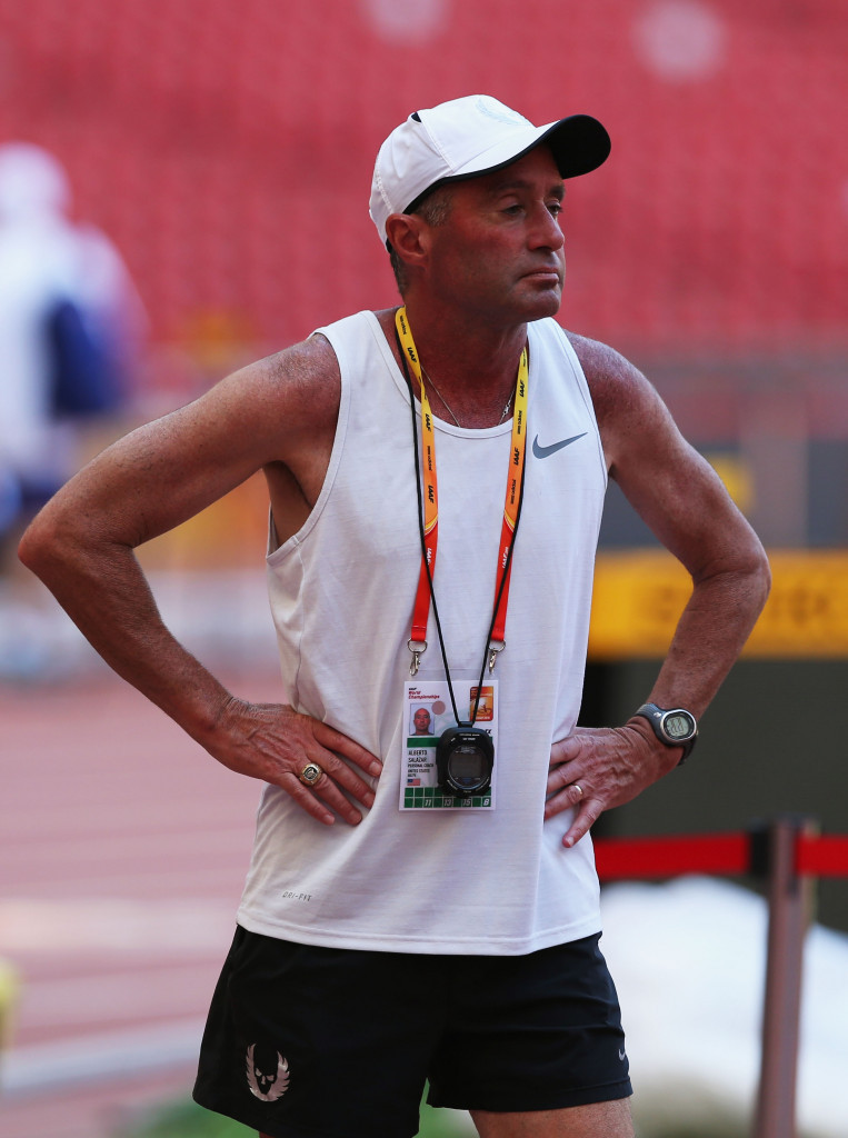 Alberto Salazar, head coach at Nike Oregon Project, is implied to have transgressed doping rules in a leaked USADA report ©Getty Images