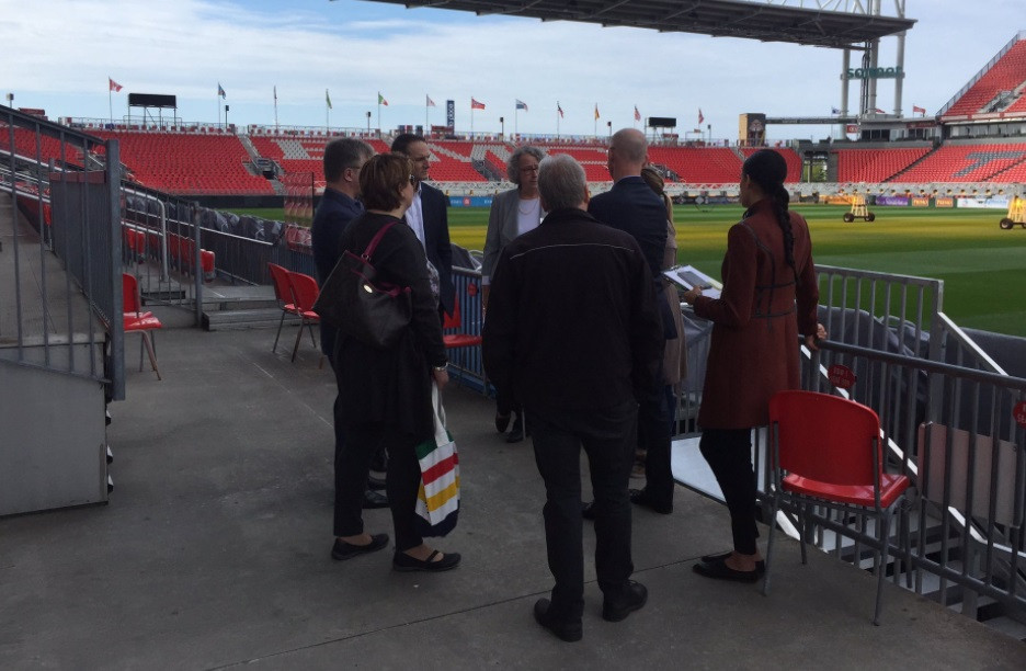 CGF officials have toured potential venues in Toronto ©Commonwealth Games Canada