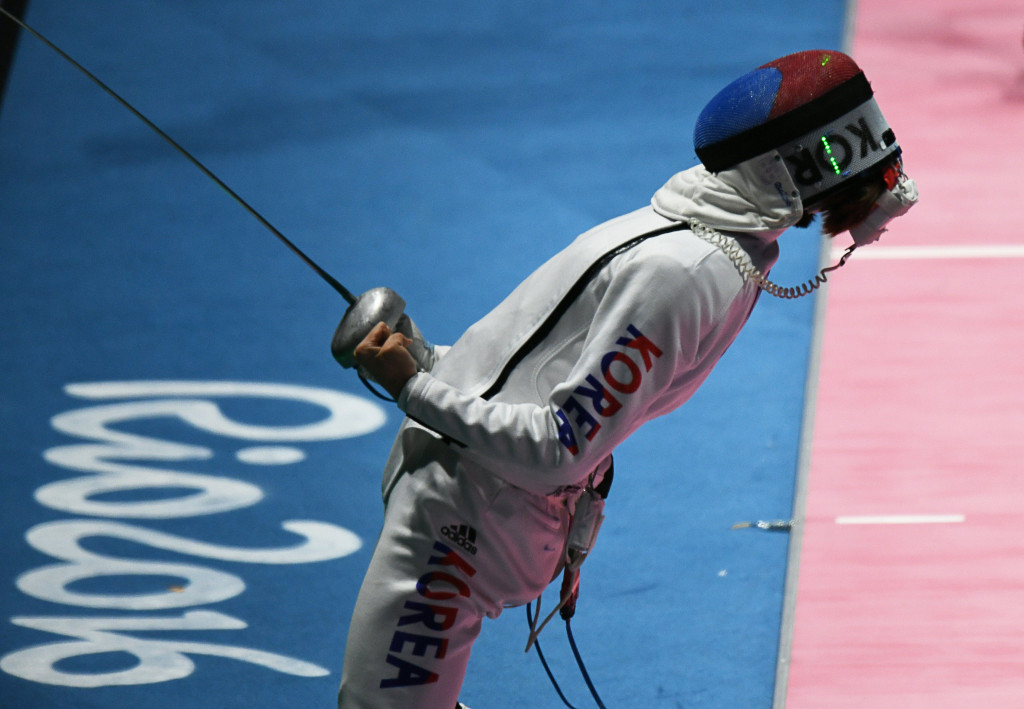South Korea's Rio 2016 individual epee gold medallist Park Sang-Young is set to feature at the FIE Grand Prix in Bogota ©Getty Images