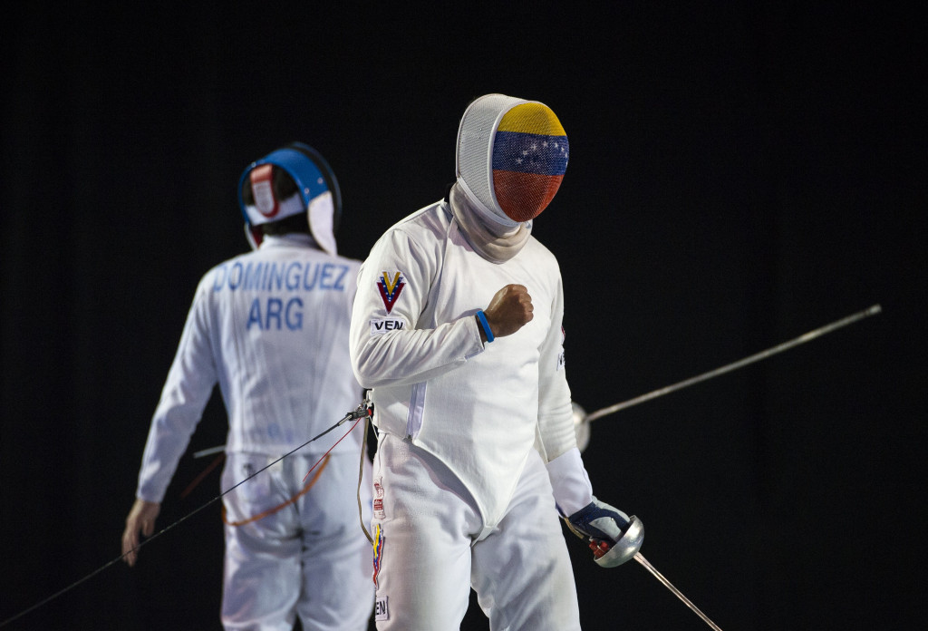 Venezuela's Ruben Limardo, the individual gold medallist from London 2012, said he is looking forward to the event in Colombia ©Getty Images