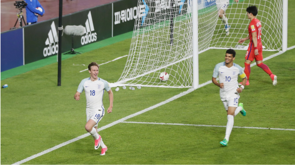 England beat hosts South Korea to win group at FIFA Under-20 World Cup