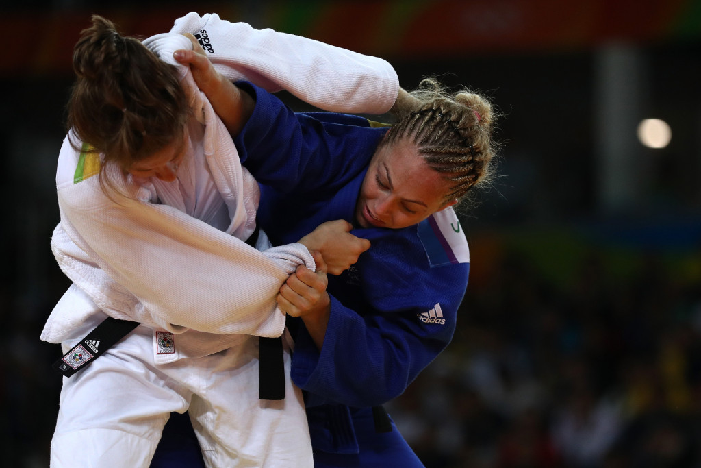 Sally Conway won women's 70kg bronze for Great Britain at the Rio 2016 Olympic Games ©Getty Images