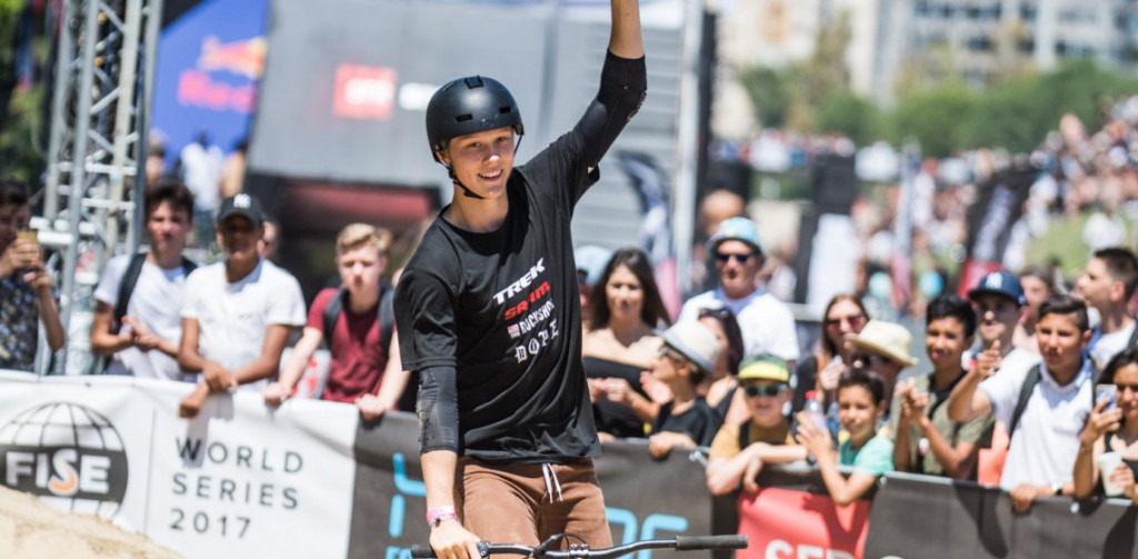 Johansson claims slopestyle mountain bike gold at FISE series in Montpellier