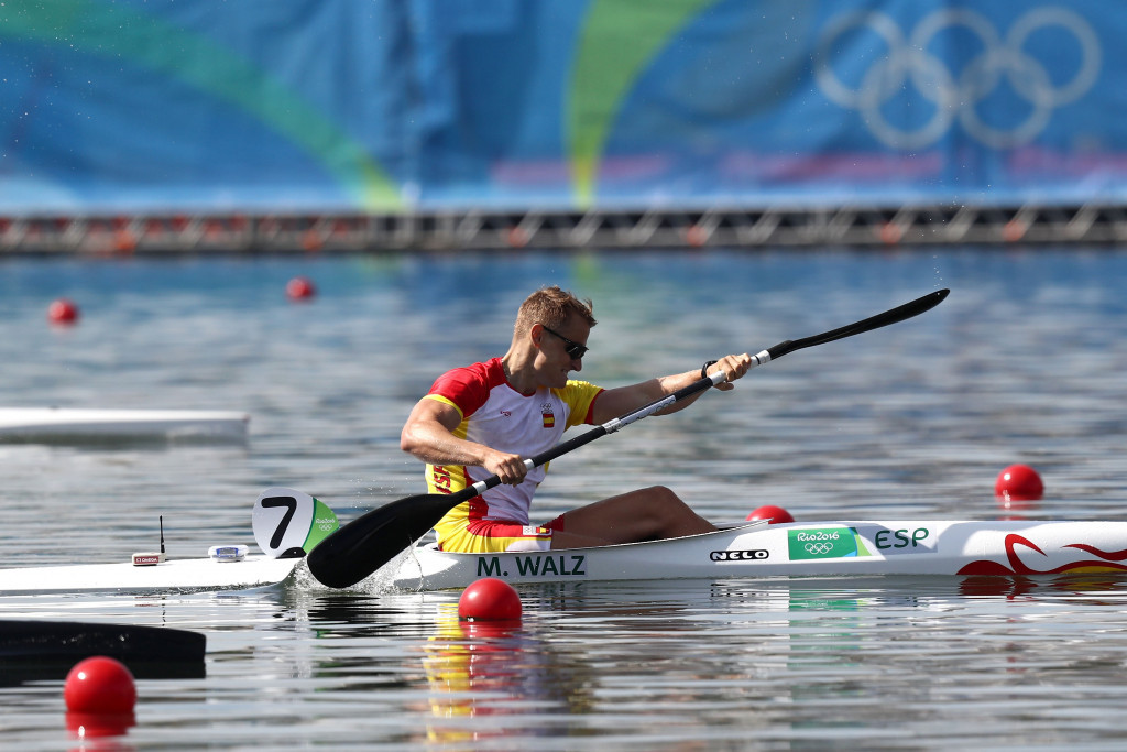 Spain's Marcus Walz squeezed through to the men’s K1 1,000m final ©Getty Images