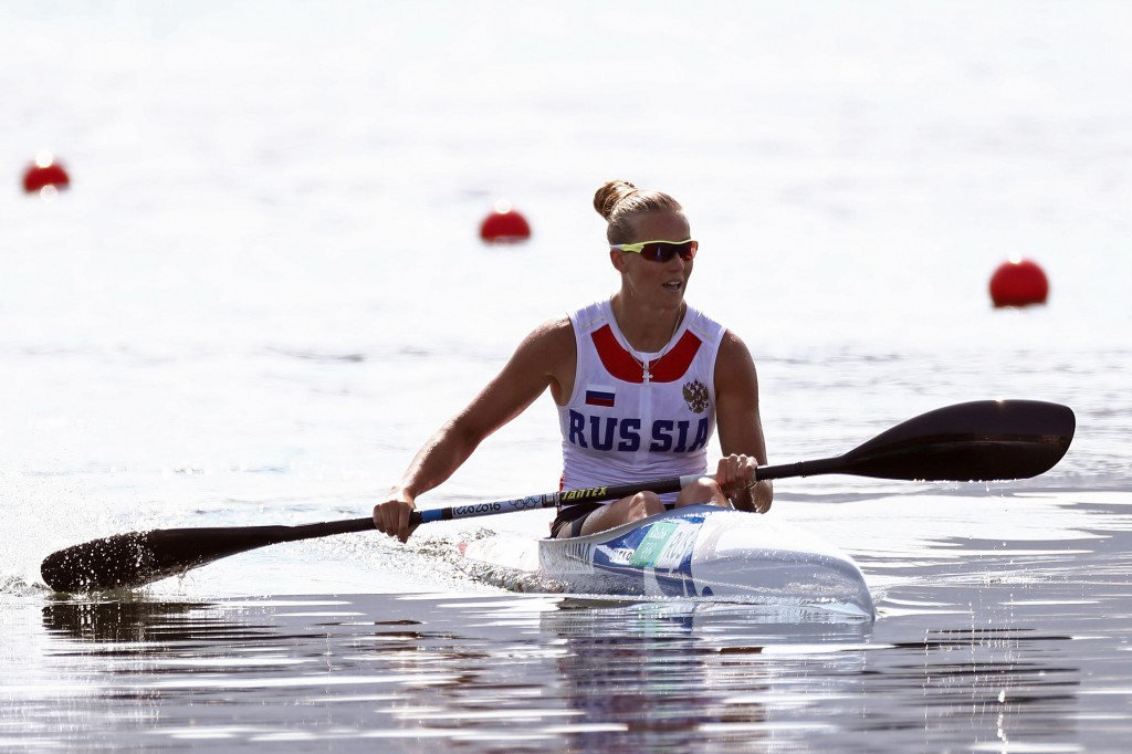 Russia's Elena Aniushina surprisingly beat New Zealand's Lisa Carrington ©Getty Images