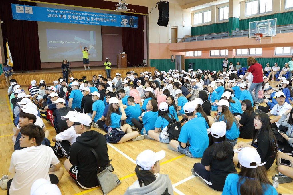 Over 400 students and teachers from seven Asian countries - South Korea, Japan, China, Russia, Kazakhstan, Indonesia and The Philippines - were invited to participate at the festival ©Pyeongchang 2018