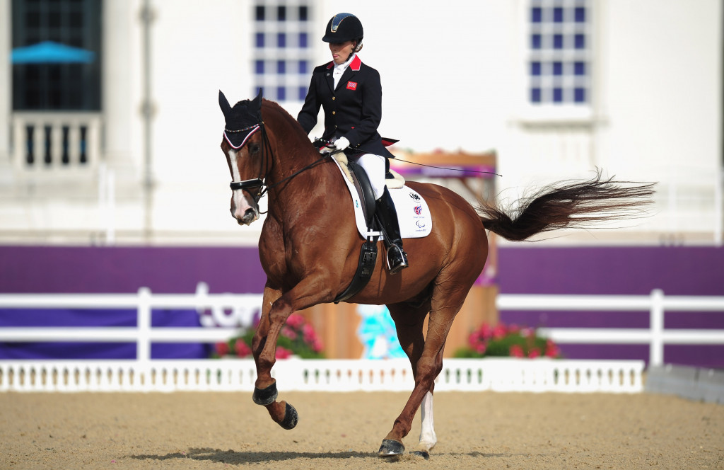 Sophie Wells was another leading British Para-dressage rider in attendance ©Getty Images