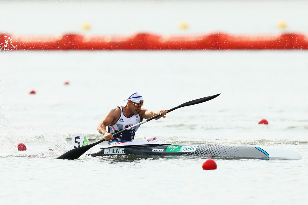 Liam Heath continued his Olympic form on the Hungarian lake today ©Getty Images