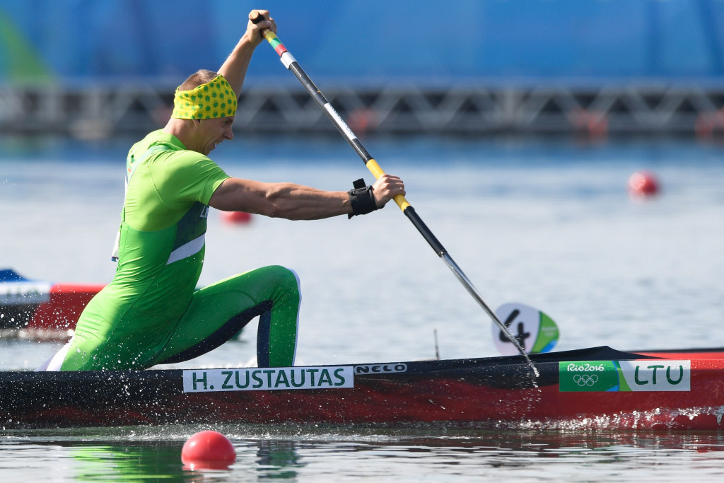 Henrikas Žustautas of Lithuania was among other winners today in Szeged ©Getty Images