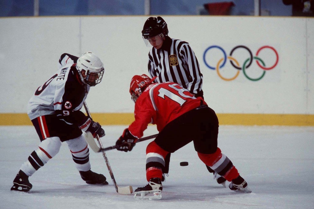 The United States beat Canada in the Nagano 1998 final ©Getty Images 