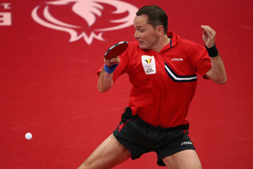 Jean-Michel Saive is a former world number one and one of the greatest table tennis players of his generation ©Getty Images
