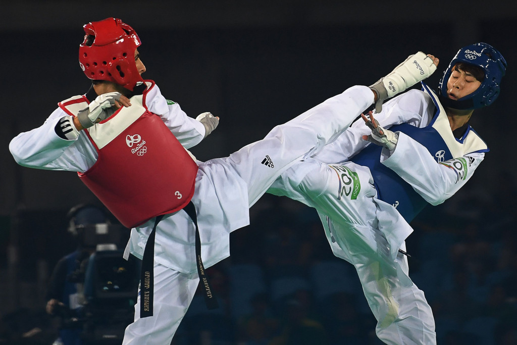 Safwan Khalil was Australia's most successful taekwondo player at Rio 2016 as he reached the quarter-finals of the under-58kg event ©Getty Images