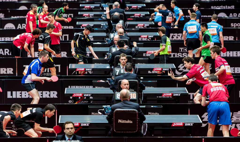 It was another busy day of competition today at the World Table Tennis Championships ©Getty Images