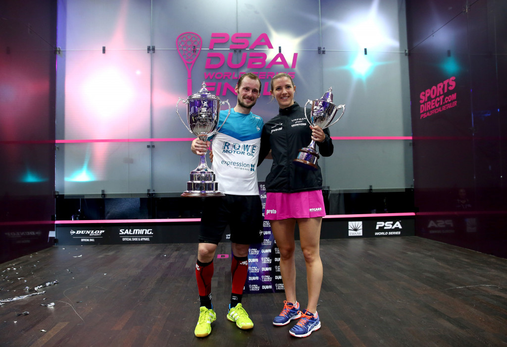 Gregory Gaultier and Laura Massaro are the defending champions ©Getty Images