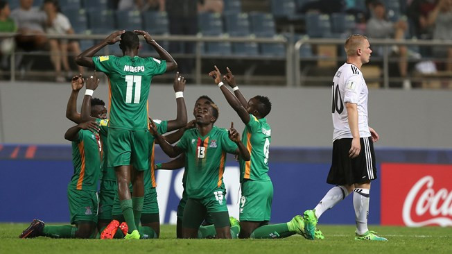 Mayembe fires extra-time winner as Zambia stun Germany at FIFA Under-20 World Cup