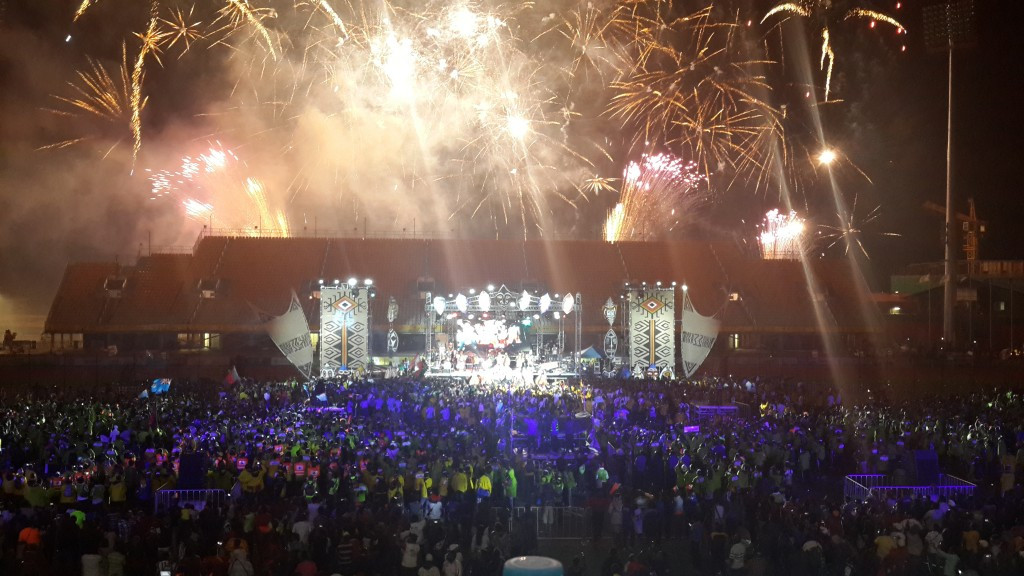 Despite problems with tickets the Closing Ceremony brought the Pacific Games to a superb close ©ITG