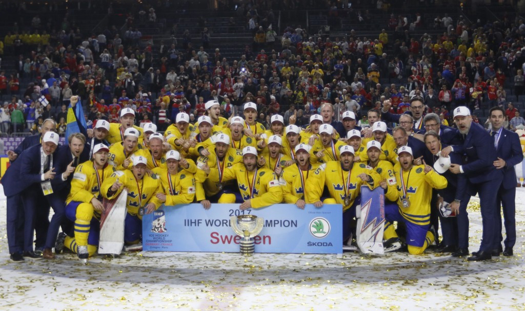 Sweden were crowned world champions after beating Canada in the final in Cologne ©Getty Images