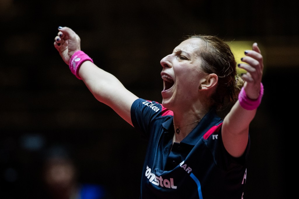 Romania's Elizabeta Samara produced a major shock win in the women's singles draw ©Getty Images