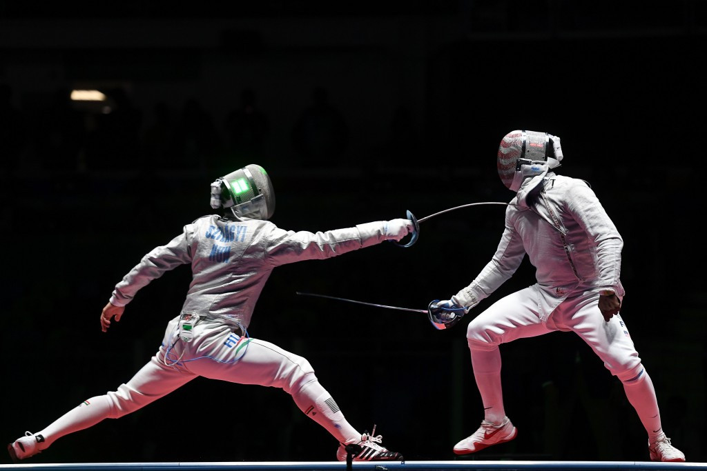 Men's Olympic champion Áron Szilágyi, left, and Daryl Homer, right, are both due to be in action in Moscow ©Getty Images