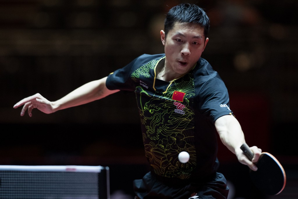 China's Xu Xin enjoyed victories in singles and doubles today ©Getty Images