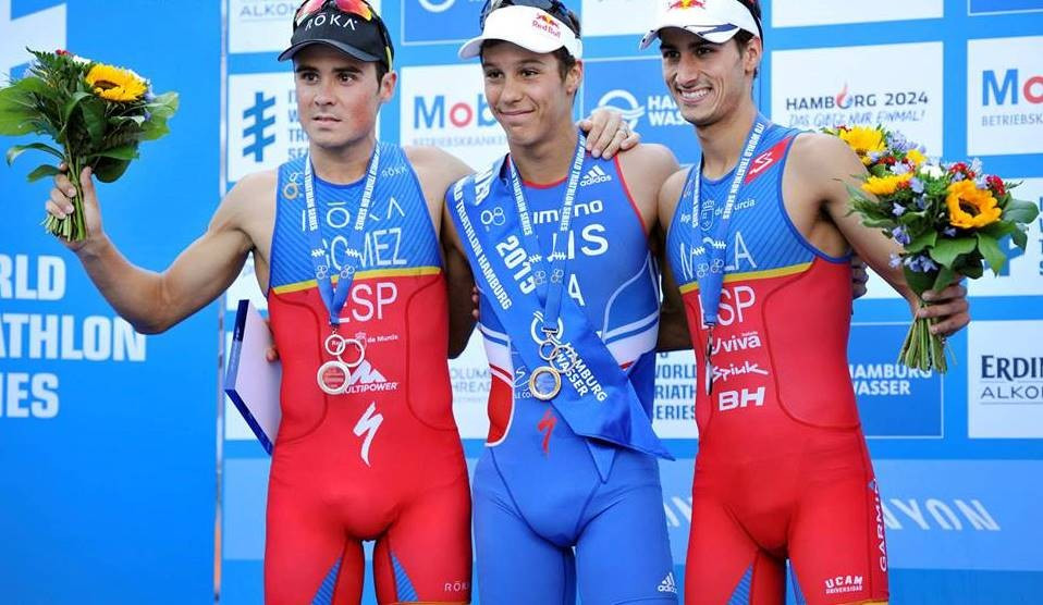 Vincent Luis became the first French winner of a World Triathlon Series event after beating Spain's Javier Gomez and Mario Mola 