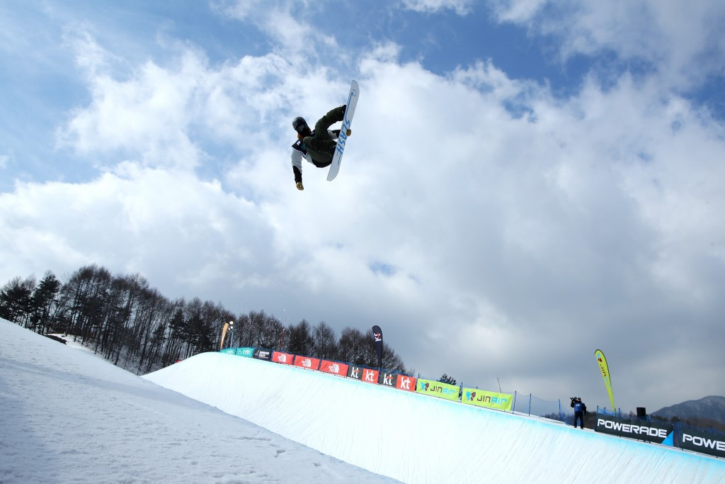 Greg Bretz leads the nominees for the halfpipe squad ©Getty Images