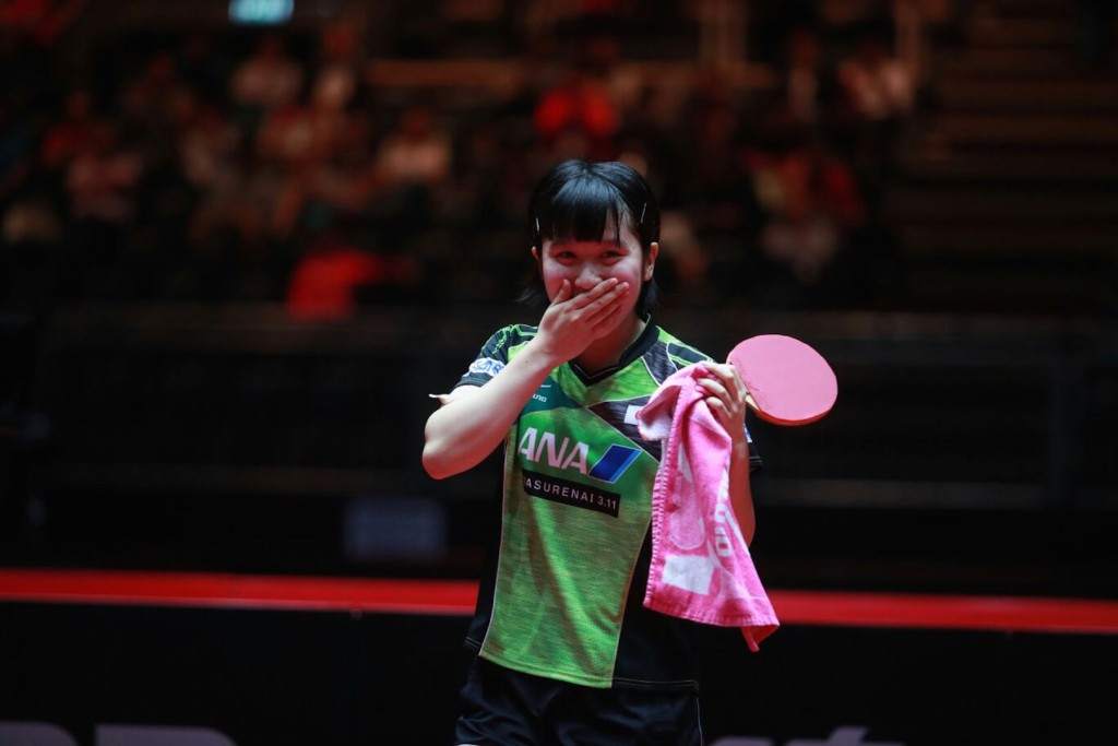 Miu Hirano secured a historic singles medal for Japan today at the World Table Tennis Championships ©Getty Images