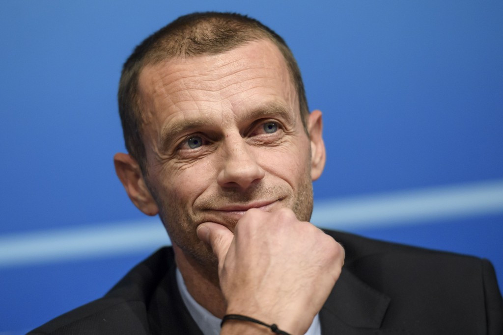 Aleksander Čeferin has said UEFA would back a British or English bid to host the 2030 FIFA World Cup ©Getty Images