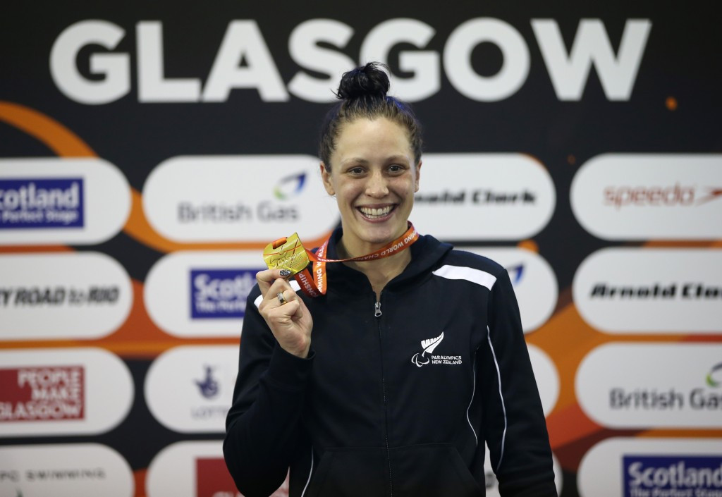 Sophie Pascoe of New Zealand retained her S10 100m freestyle crown in thrilling fashion with a narrow victory over Canada's Aurelie Rivard