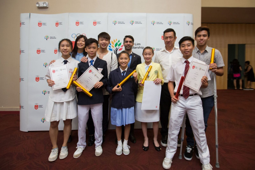 Singapore Olympic Foundation awards Peter Lim Scholarship to 335 student-athletes