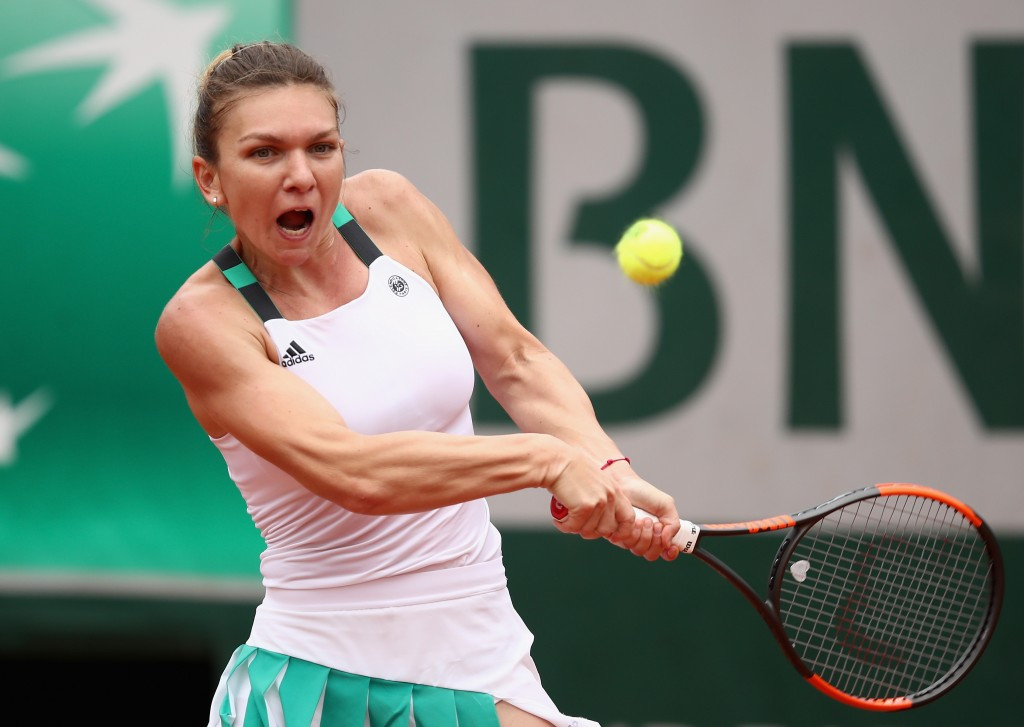 Simona Halep, pictured, proved too strong for Daria Kasatkina today ©Getty Images