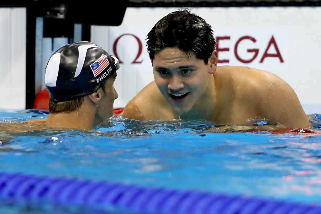 Joseph Schooling defeated his hero Michael Phelps in the 100m butterfly at Rio 2016 ©Getty Images