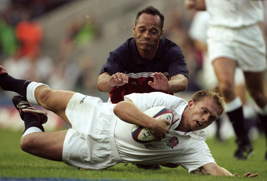 David Niu, top, represented the United States' rugby union team on eight occasions ©Getty Images